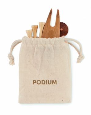 Logotrade promotional item picture of: Golf accessories set in pouch