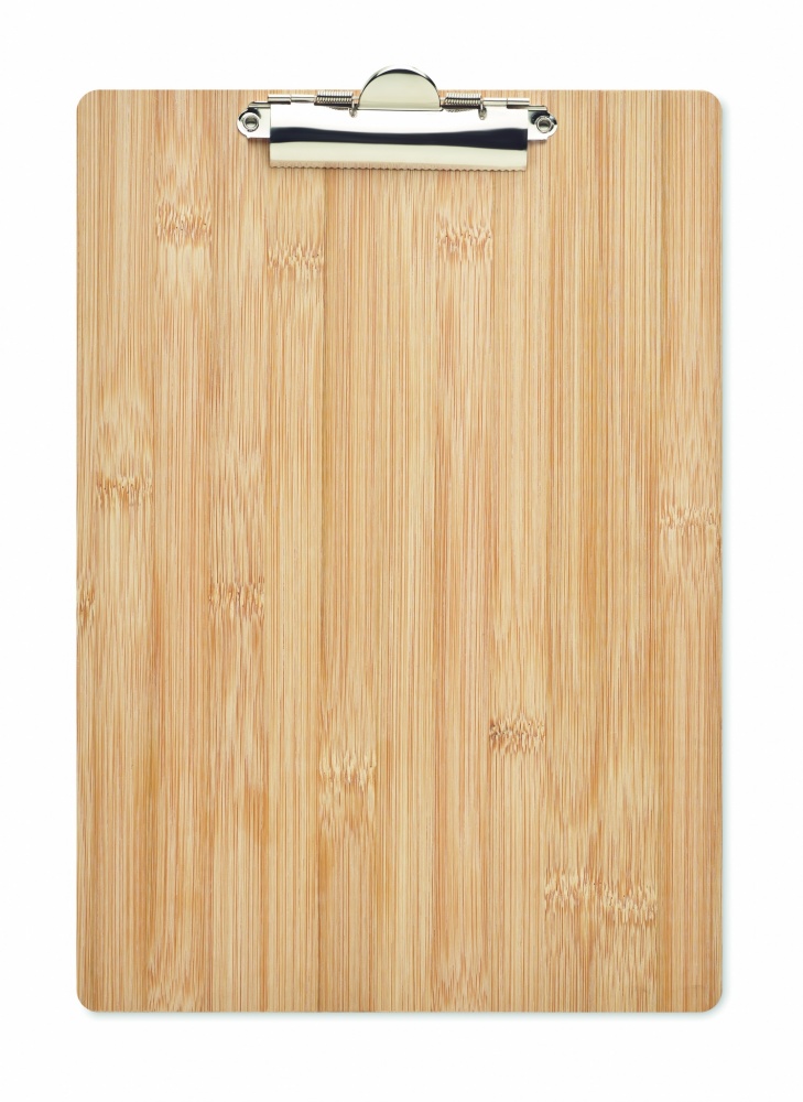 Logo trade promotional product photo of: A4 bamboo clipboard