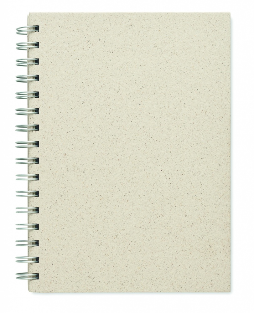 Logo trade corporate gift photo of: A5 grass notebook 80 lined