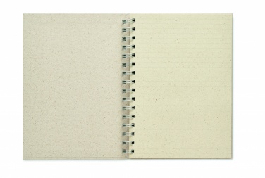 Logo trade corporate gifts picture of: A5 grass notebook 80 lined
