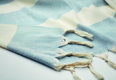 Logo trade corporate gifts image of: Hamman towel blanket 140 gr/m²