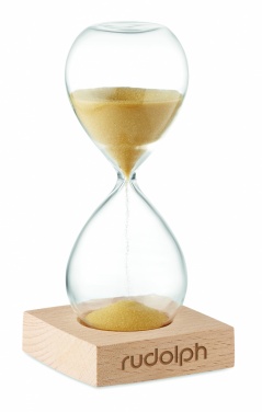 Logo trade advertising products image of: 5 minute sand hourglass