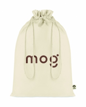 Logo trade corporate gifts image of: Large organic cotton gift bag