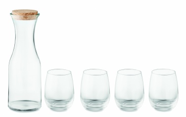 Logotrade promotional giveaway picture of: Set of recycled glass drink