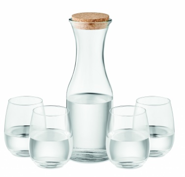 Logotrade advertising product picture of: Set of recycled glass drink