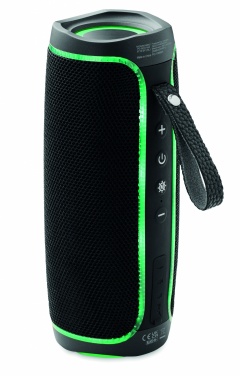 Logo trade promotional giveaways image of: 2x5 LED Wireless speaker IPX4