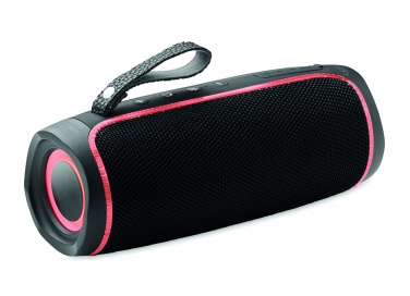 Logo trade corporate gifts image of: 2x5 LED Wireless speaker IPX4