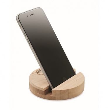 Logotrade promotional merchandise image of: Birch Wood phone stand