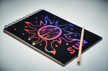 Logotrade promotional giveaway picture of: Scratching paper notebook