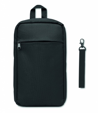 Logo trade advertising products image of: Cross chest bag in 600D Rpet
