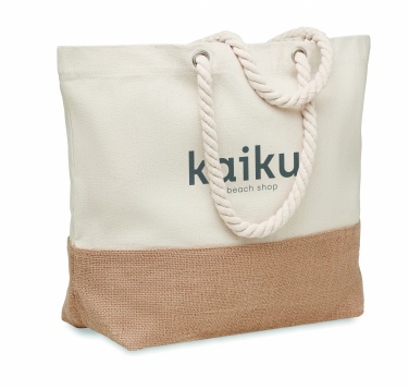 Logotrade promotional gift picture of: Canvas beach bag 280 gr/m²