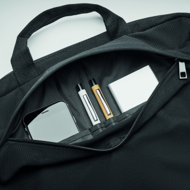 Logo trade promotional merchandise picture of: Laptop bag in washed canvas