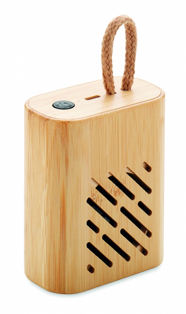 Logotrade advertising product image of: 3W Bamboo wireless speaker