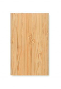 Logotrade corporate gift image of: 4000 mAh Bamboo power bank