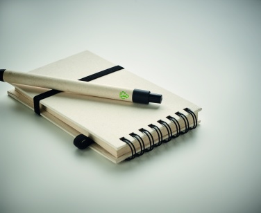 Logo trade promotional giveaways picture of: A6 milk carton notebook set