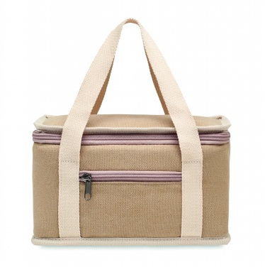 Logotrade promotional gift picture of: 6 can cool bag canvas 320gr/m²