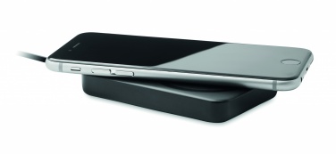 Logo trade advertising products image of: Magnetic wireless charger 15W powerbank 5000 mAh