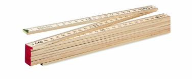 Logotrade promotional merchandise picture of: Carpenter ruler in wood 2m