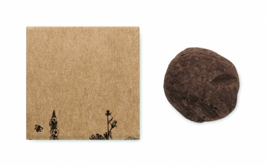 Logo trade business gifts image of: Seed bomb with bee flowers