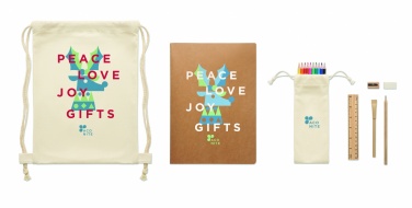 Logotrade advertising products photo of: Kids drawing set in drawstring