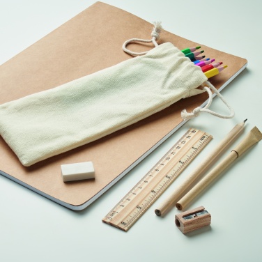 Logo trade business gift photo of: Kids drawing set in drawstring