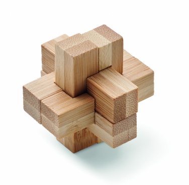 Logotrade corporate gift image of: Bamboo brain teaser puzzle
