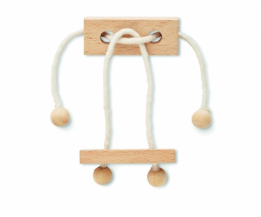 Logo trade promotional gift photo of: Wooden brain teaser rectangle