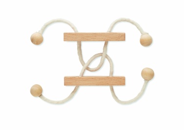 Logotrade promotional product picture of: Wooden brain teaser rectangle