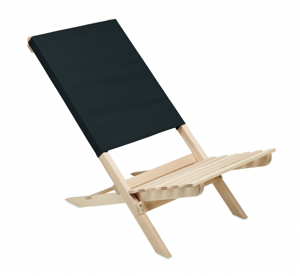 Logotrade promotional giveaways photo of: Foldable wooden beach chair