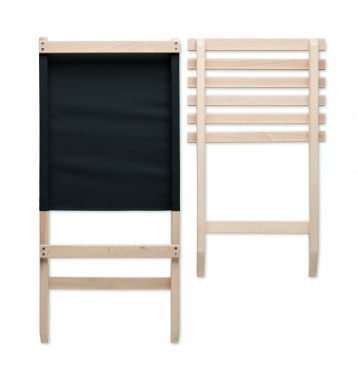 Logotrade promotional giveaway picture of: Foldable wooden beach chair