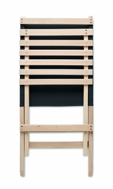 Logotrade corporate gift image of: Foldable wooden beach chair