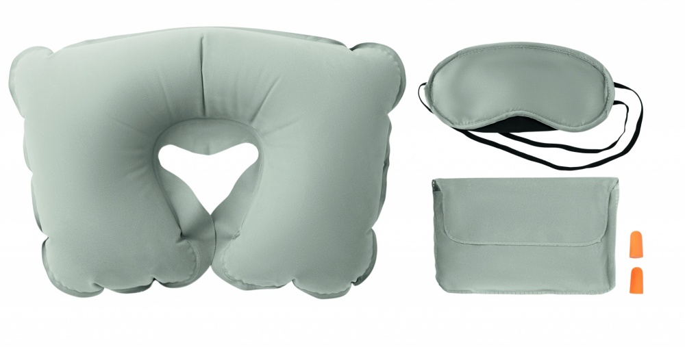 Logo trade promotional merchandise image of: Set w/ pillow eye mask plugs