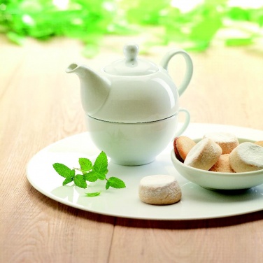 Logo trade promotional items picture of: Teapot and cup set 400 ml