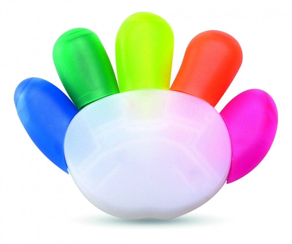 Logotrade advertising products photo of: 5 colour highlighter