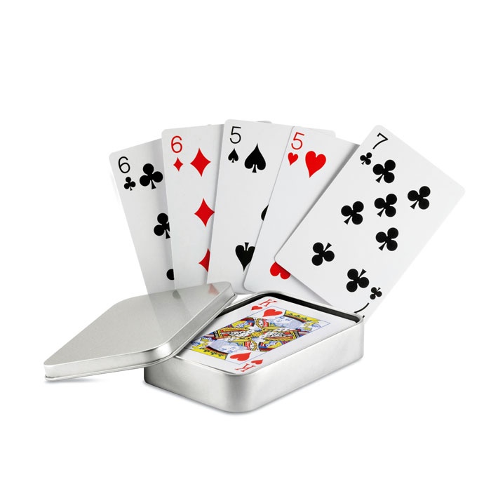 Logotrade corporate gifts photo of: Playing cards in tin box