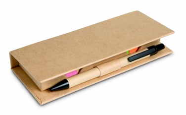 Logotrade corporate gift image of: Sticky memo set recycked w/pen