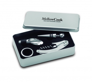 Logo trade business gifts image of: Wine  set in tin box