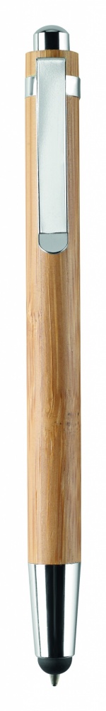 Logo trade promotional gifts picture of: Ball pen in ABS and bamboo