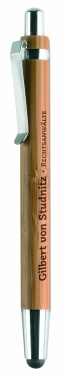 Logotrade advertising product picture of: Ball pen in ABS and bamboo