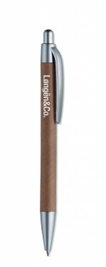 Logotrade advertising product image of: Carton barrel ball pen