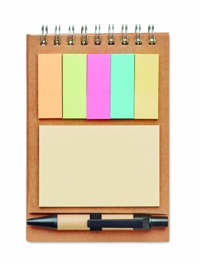 Logotrade advertising product picture of: Notepad with pen and memo pad