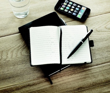 Logo trade promotional gift photo of: A6 notebook with pen 72 lined