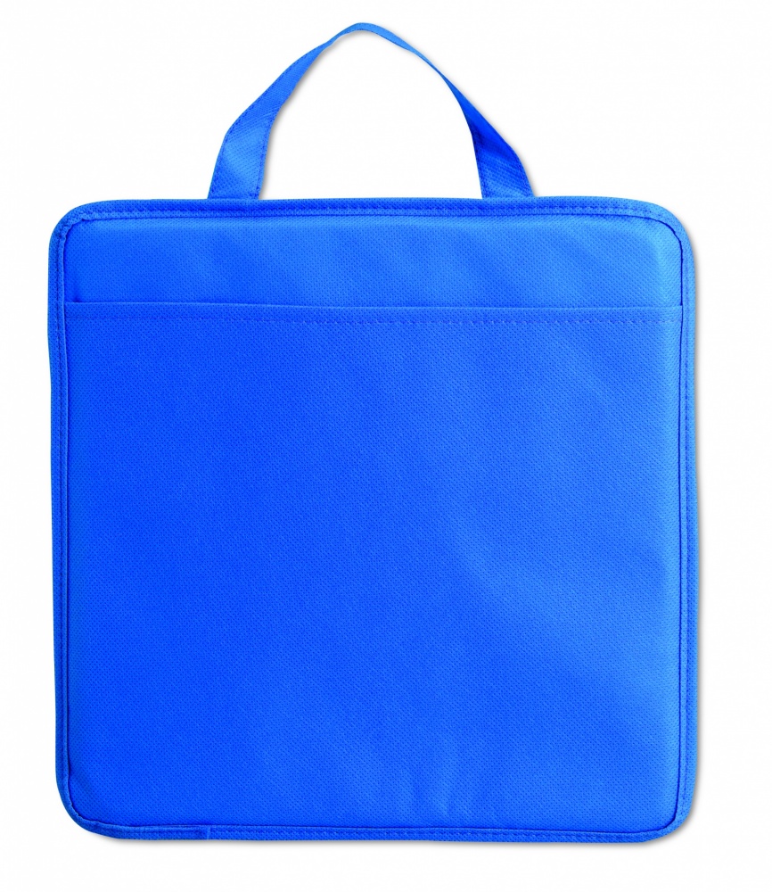 Logo trade business gifts image of: Non woven stadium cushion