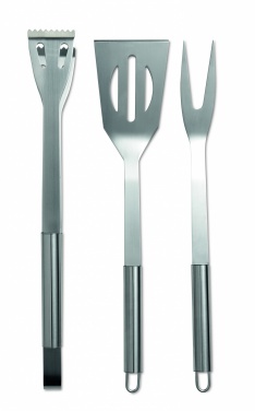 Logo trade business gifts image of: 3 Barbecue tools in pouch