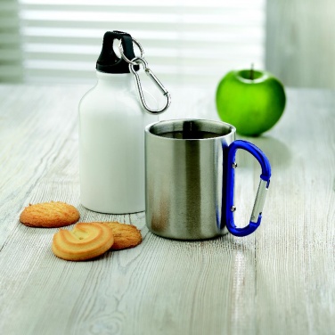 Logotrade promotional products photo of: Metal mug & carabiner handle