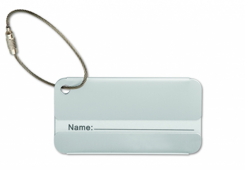 Logotrade promotional gift image of: Aluminium luggage tag