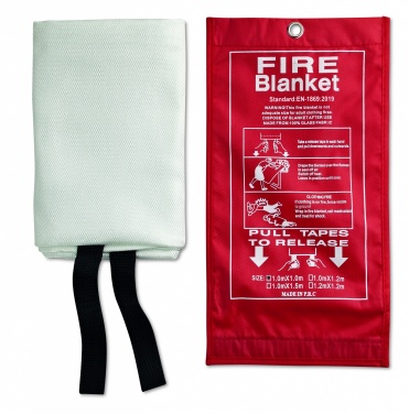 Logotrade promotional giveaway picture of: Fire blanket in pouch 100x95cm