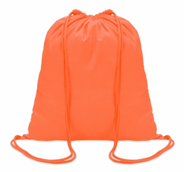 Logo trade promotional items image of: 100gr/m² cotton drawstring bag