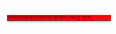 Logotrade promotional giveaway picture of: Carpenters pencil with ruler