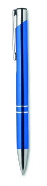 Logo trade business gifts image of: Push button aluminium pen BERN
